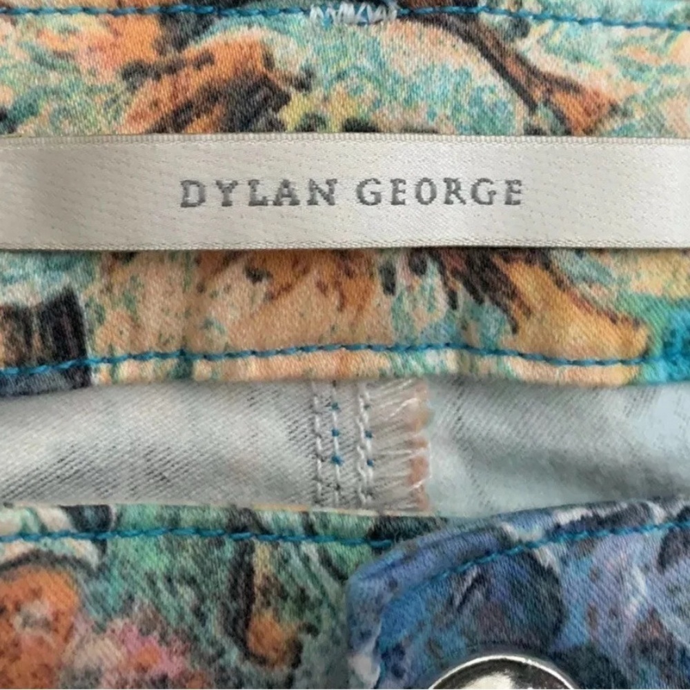 Dylan George Mid Rise Skinny Runway Floral Jeans Size 25 - Picture 4 of 4